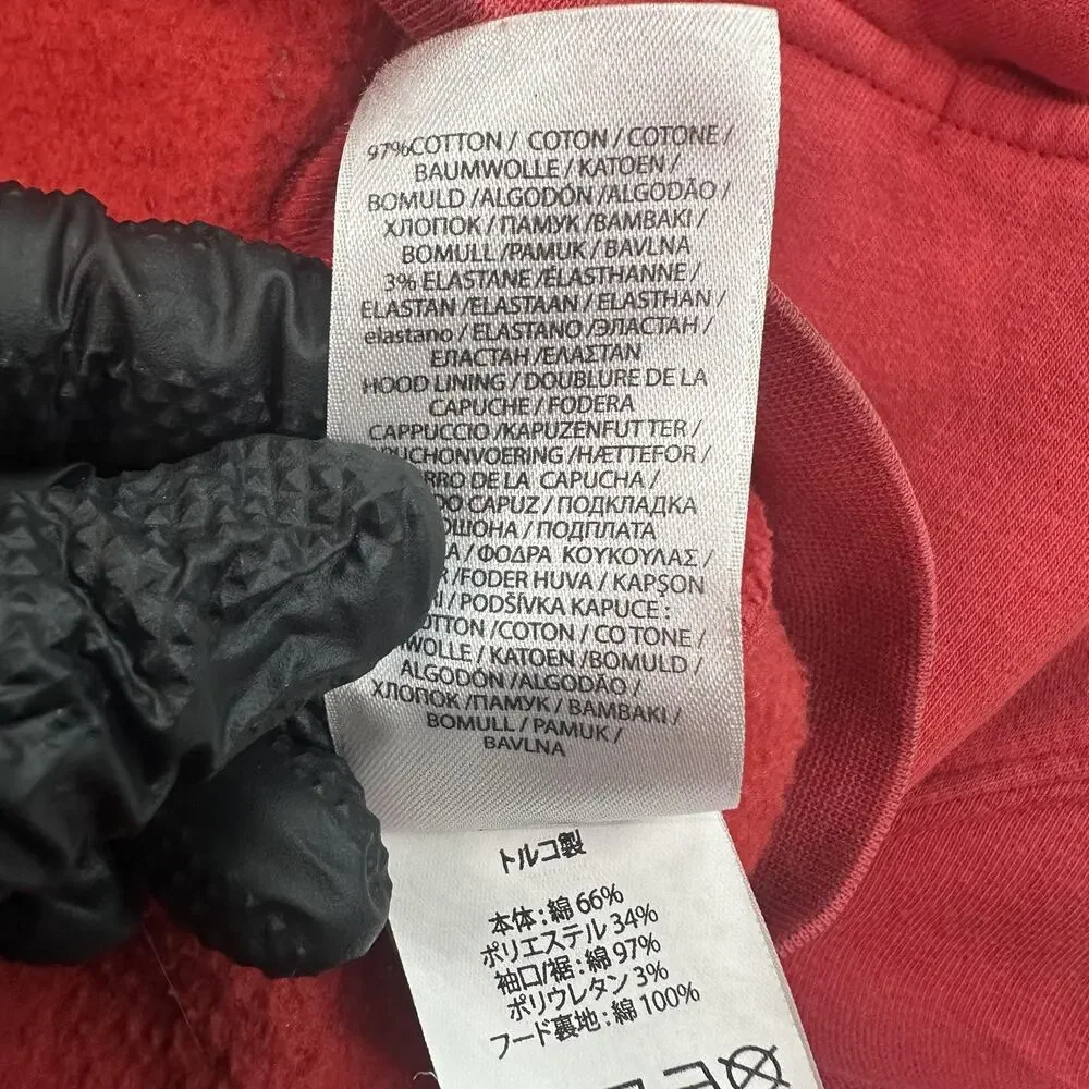 Polo Ralph Lauren Hoodie Boys 5 Red Full Zip Big Pony Embroidered Sweatshirt